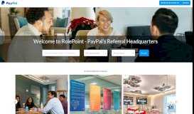 
							         PayPal's Talent Referral Portal - RolePoint								  
							    