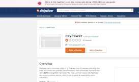 
							         PayPower Reviews - 41 Reviews of Paypower.com | Sitejabber								  
							    