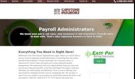 
							         Payroll Administrators | Capstone Insurors Inc								  
							    