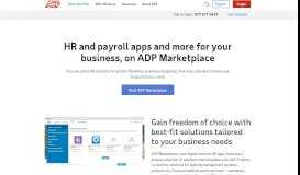 
							         Payroll and HR Apps | ADP Marketplace								  
							    