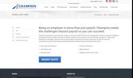 
							         Payroll and Taxes - Champion ... - Champion Employer Services								  
							    