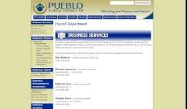 
							         Payroll Department - Business Services - Pueblo City Schools								  
							    