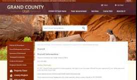 
							         Payroll | Grand County, UT - Official Website								  
							    
