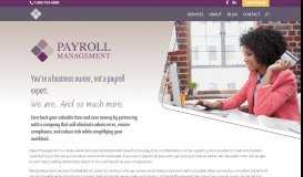 
							         Payroll Management, Inc: Home								  
							    