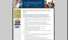 
							         Payroll on the Web								  
							    