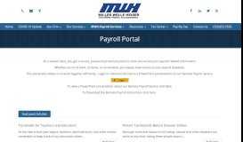 
							         Payroll Portal - Miller, Welle, Heiser & Co., Ltd.								  
							    