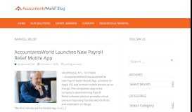 
							         payroll relief | AccountantsWorld Blog | An accounting and payroll blog ...								  
							    
