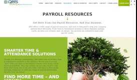 
							         Payroll Resources - QBS | Time & Attendance, Direct Deposit								  
							    