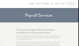 
							         Payroll Services | ACS Professional Staffing								  
							    