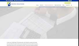 
							         Payroll Services – Crown Solution								  
							    
