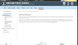 
							         Payroll Services / Employee Resources - Portland Public Schools								  
							    
