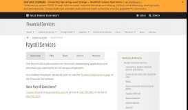 
							         Payroll Services - Financial Services - Wake Forest University								  
							    