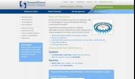 
							         Payroll Services - HowardSimon & Associates								  
							    