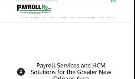 
							         Payroll Services - Metairie, New Orleans, LA - Payroll Rx, LLC								  
							    
