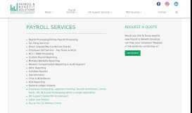 
							         Payroll Services Payroll & Benefit Solutions								  
							    