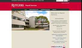 
							         Payroll Services - Rutgers University								  
							    