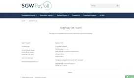 
							         Payroll services - SGW Payroll								  
							    