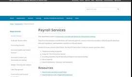 
							         Payroll Services - UNC Finance - UNC Chapel Hill								  
							    