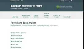 
							         Payroll Services - University of South Florida								  
							    