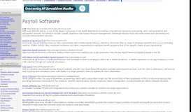 
							         Payroll Software Systems/Providers - HR-Software.Net								  
							    