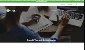 
							         Payroll, Tax, and General Ledger | Solex								  
							    