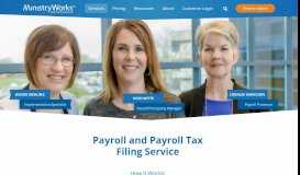 
							         Payroll & Tax Filing - MinistryWorks								  
							    