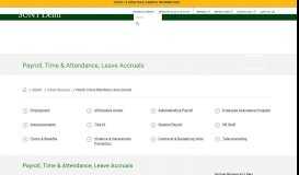 
							         Payroll, Time & Attendance, Leave Accruals - SUNY Delhi								  
							    