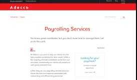 
							         Payrolling Services | Adecco USA								  
							    