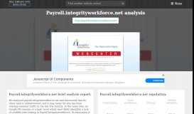 
							         Payroll.integrityworkforce.net analysis - FreeTemplateSpot								  
							    