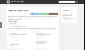 
							         Payslip & Deductions - HR Employee Portal								  
							    