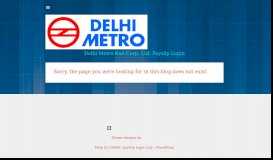 
							         Payslip Login - Delhi Metro Rail :: Payslip Login :: DMRC								  
							    