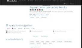 
							         Paystub portal centrastate Results For Websites Listing - SiteLinks.Info								  
							    
