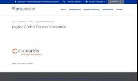 
							         paytec GmbH Partner Concardis - pos-vision | Digitale Werbung								  
							    