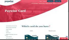 
							         Paywise Card								  
							    