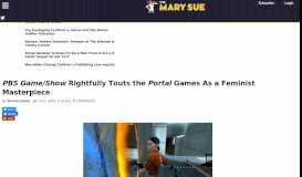 
							         PBS Game/Show Portal a Feminist Masterpiece | The Mary Sue								  
							    