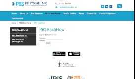 
							         PBS KashFlow | P.B.Syddall & Co. | Bolton								  
							    