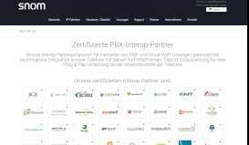 
							         PBX-Interoperability Partner | Snom Technology								  
							    