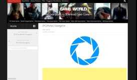 
							         [PC] Portal 2 Savegame - Game Save Download file								  
							    
