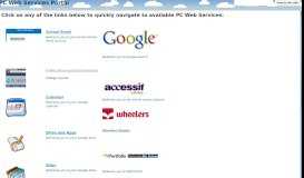 
							         PC Web Services Portal								  
							    