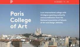 
							         PCA — Paris College of Art								  
							    