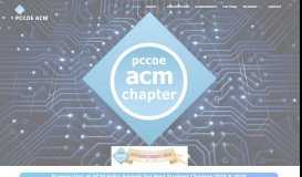 
							         PCCOE ACM Student Chapter - Home								  
							    