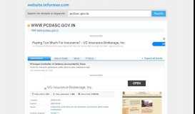 
							         pcdasc.gov.in at Website Informer. Visit Pcdasc.								  
							    