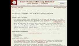 
							         PCHA Washington - Housing and Rental Assistance - Wait List								  
							    