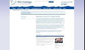 
							         PCI College Student Portal								  
							    