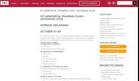 
							         PCI GenPortal Training Class – Advanced Level | Power Costs, Inc ...								  
							    