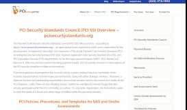 
							         PCI Security Standards Council (PCI DSS ... - PCI Policy Portal								  
							    