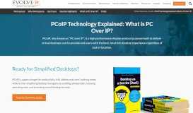 
							         PCoIP Technology Explained: What is PC Over IP? - Evolve IP								  
							    