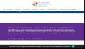 
							         PD Portal Support - PA Adult Education Resources								  
							    