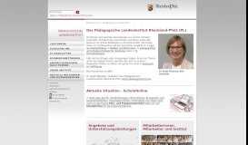 
							         Pädagogisches Landesinstitut: Bildungsserver Rheinland-Pfalz								  
							    
