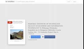 
							         (PDF) MANUKAU INSTITUTE OF TECHNOLOGY FACULTY OF ...								  
							    